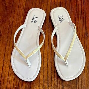 Kali Elegant White Sandals for Women